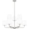 Quoizel Gallagher Chandelier 9 Lights Brushed Nickel GGR5032BN - alternate 1